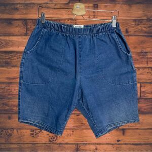 5 for $25🔥Mainstreet Blues Vintage Elastic Waist Denim Shorts 14W